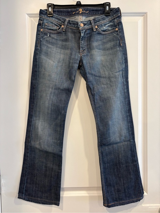 7 For All Mankind Denim - 7 For All Mankind Women's Medium Blue Bootcut Jeans